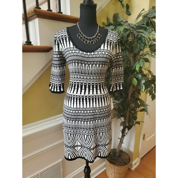 Freshman Dropped Waist Sweater Dress Sz M (jr's) - Picture 1 of 9